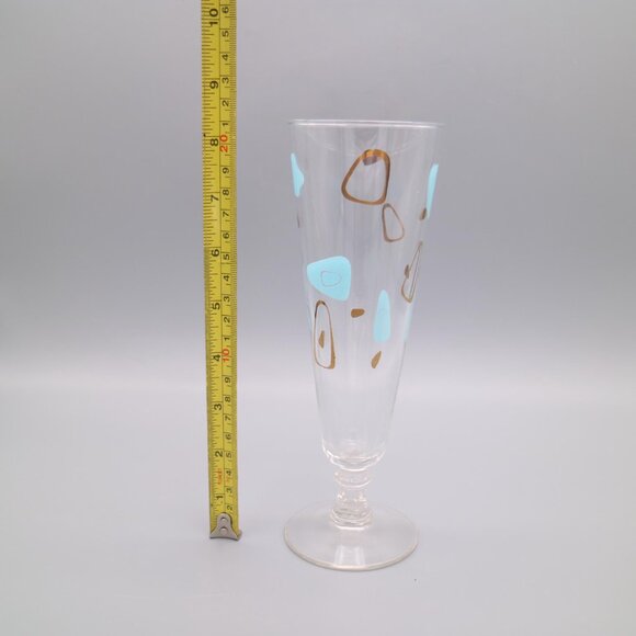 Vintage Federal Glass Capri Atomic Amoeba Boomerang Drinking Glasses (Set of 4) - Picture 4 of 5